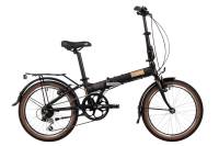 Складной велосипед Novatrack Vortex 20, год 2024, цвет Черный / Велосипеды Складные