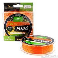 Леска Namazu Fudo, 100 м, 0,2 мм, до 3,75 кг, оранжево-желтая NF100-0,2