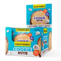 Cookie Nuts Snaq Fabriq - Сливочный кокос (12 шт.) / SALE -15%