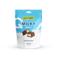 Молочная шоколадка с начинкой Snaq Fabriq - Шоколадные конфеты со сливочной начинкой (130г) / Лето новинок от Snaq Fabriq