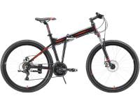 Складной велосипед Stark Cobra 26.2 D, год 2023, цвет Черный-Красный, ростовка 20 / Велосипеды Складные