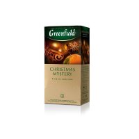 Чай Greenfield Christmas Mystery черный в пакетиках, 25 шт. / Чай, кофе