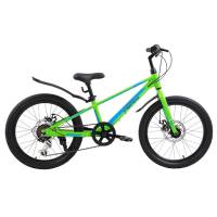 Детский велосипед Techteam TechTeam Forca 20, год 2024, цвет Зеленый-Синий / Велосипеды Детские
