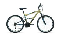 Велосипеды Двухподвесы Altair MTB FS 26 1.0, год 2021, цвет Серебристый-Черный, ростовка 18 / Велосипеды Двухподвесы