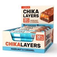 Протеиновый батончик Chikalab – Chika Layers - Лесной орех с карамелью / SALE -25%
