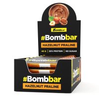 Протеиновый батончик Bombbar в шоколаде - Фундучное пралине / Подарки для него
