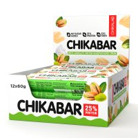 Протеиновый батончик Chikalab – Chikabar - Фисташковый крем (12 шт.) / SALE -20%