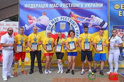 Сборная Украины готовится к выступлению на Кубке Мира по мас-рестлингу /    