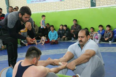 В Иране проведен национальный чемпионат по мас-рестлингу /    