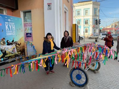 Копия «Самолёта мечты» из фильма «Надо мною солнце не садится» появилась в Якутске / Вероника Аммосова Якутск Якутск Республика Саха (Якутия)