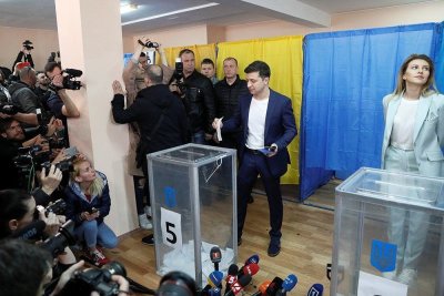На выборах президента Украины победу одержал Владимир Зеленский
