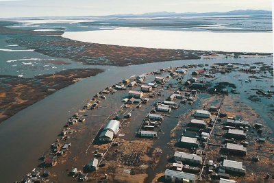 Село Походск Нижнеколымского района начало топить / ЯСИА  Нижнеколымский Республика Саха (Якутия)