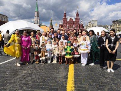 На Красной площади компания «Бичик» представила северную культуру Якутии