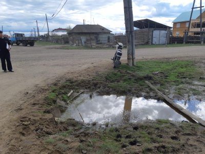 Подростки на мотоциклах попали в ДТП в Якутии / ЯСИА   Республика Саха (Якутия)