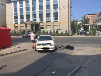 В Якутске водитель иномарки сбил велосипедиста с ребенком / ЯСИА Якутск Якутск Республика Саха (Якутия)