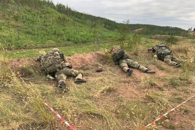 В Якутске бойцы спецподразделений состязались в боевой стрельбе по специальным мишеням / ЯСИА Якутск Якутск Республика Саха (Якутия)