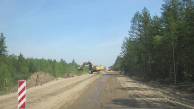 В Якутии завершают строительство участков автодорог «Кобяй» и «Абалах» / Аркадий Васильев  Кобяйский Республика Саха (Якутия)