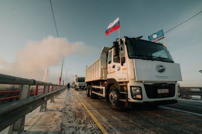 В Нюрбинском районе ввели в эксплуатацию мост через реку Марху / ЯСИА  Нюрбинский Республика Саха (Якутия)