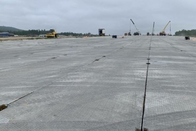 Строительная готовность реконструкции аэропорта Олекминска составляет 47%