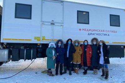 Бригада врачей посетила три села в Хангаласском районе Якутии