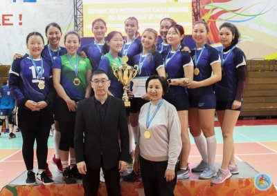 Чурапча и Усть-Алдан – победители первенства республики по волейболу