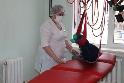 В Мирнинской больнице Якутии проводят реабилитацию детей с ограниченными возможностями здоровья