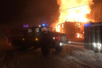 Частный дом поврежден огнем в Сунтарском районе Якутии