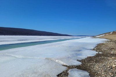 На территории Ленского района Якутии проходит активная фаза ледохода