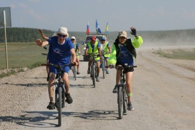 Состоялся велопробег из Чурапчи до Борогонцев, посвящённый Спортивным играм народов Якутии