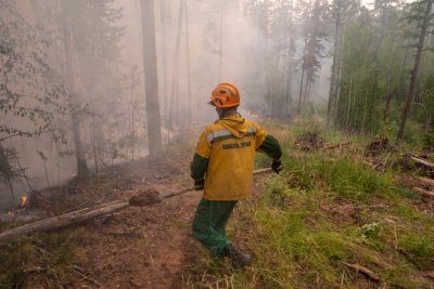 В Якутии за сутки обнаружен один лесной пожар