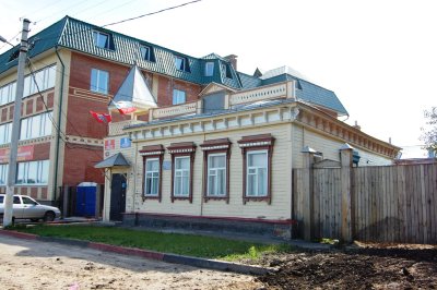 Дом, в котором в 1913-1920 гг. жил писатель С.Г.Скиталец (Петров). Ныне коммунальный жилой дом /  / Ульяновская область