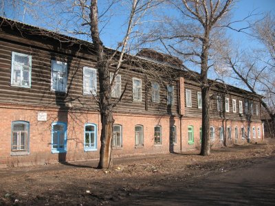 Дом, где помещался штаб восстания 22 декабря 1918 г. /  / Омская область