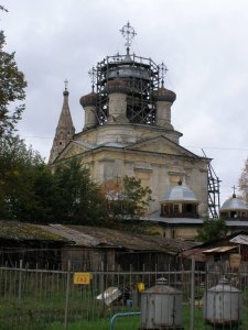 Воскресенская церковь с колокольней, 1689 г. /  / Тверская область