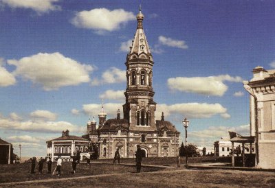 Казанская церковь с колокольней /  / Чувашская республика