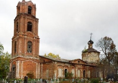 Благовещенская церковь с живописью 1881 г. /  / Тверская область