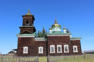 Церковь Николаевская (деревянная), XIX в. / Таттинский / Республика Саха (Якутия)