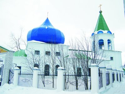 Благовещенский собор-первое каменное здание на Кольском полуострове /  / Мурманская область