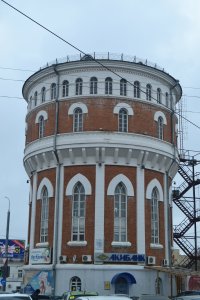 Водонапорная башня. Образец крупного промышленного строительства /  / Оренбургская область