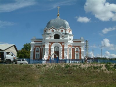 Церковь каменная на Каракане /  / Новосибирская область