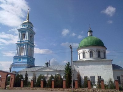 Церковь Иоанна Богослова с колокольней /  / Тульская область