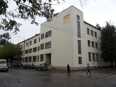 Здание центрального почтамта в г. Кинешма /  / Ивановская область