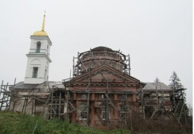 Церковь Святой Троицы 1853 г. (Видимирьский погост) /  / Новгородская область