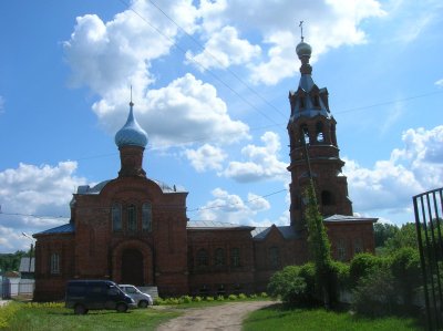Церковь Покрова, кон. XIX в. /  / Калужская область