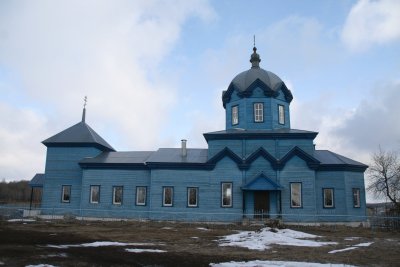 Церковь Михаила Архангела с интерьером (деревянная) /  / Пензенская область