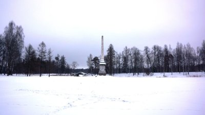 Чесменский обелиск на Белом озере /  / Ленинградская область
