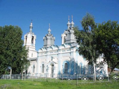 Церковь Михаила Архангела с интерьером /  / Пензенская область