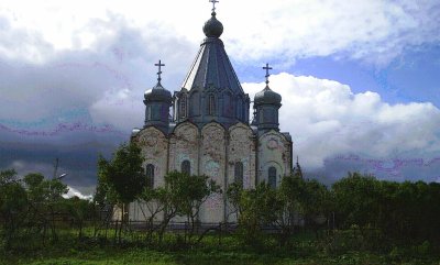 Казанская церковь с интерьером /  / Пензенская область