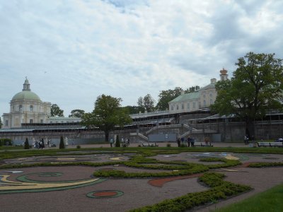 Большой (Меншиковский) дворец, с террасами /  / Город Санкт-Петербург