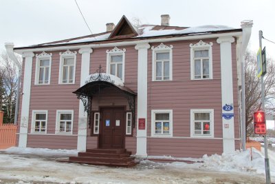 Дом, в котором в 1842 г. родился и жил до 1850 г. Верещагин Василий Васильевич /  / Вологодская область