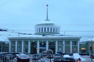 Здание Железнодорожного вокзала, 1954 г., 1961 г. /  / Мурманская область